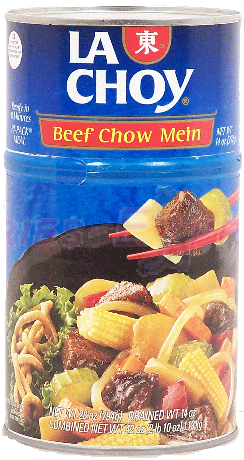 La Choy Bi-pack Dinner beef chow mein bi-pack meal ready in minutes Full-Size Picture